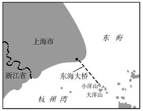 读图,回答有关问题:(9分) (1)上海港有利的社会经济条件主要表现为