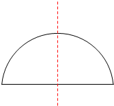 半圆只有一条对称轴.___(判断对错)