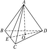 正三棱锥的侧面均为直角三角形则它的侧面与底面所成角的余弦值是