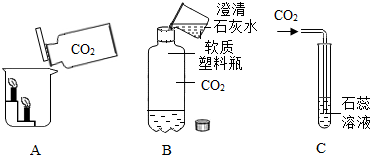 表示)a阶梯放置的两个蜡烛由下而上依次熄灭二氧化碳的密度比空气