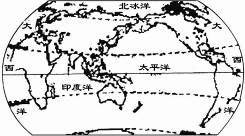 热带气旋路径及频率(次/年)         世界洪涝灾害多发地分布