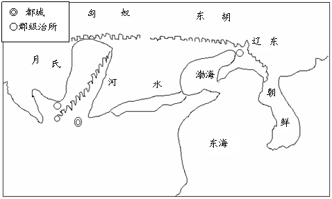 请观察秦长城示意图