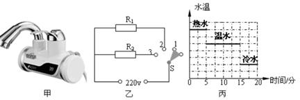 如图甲所示是一种电热水龙头,图乙是它的电路简图.