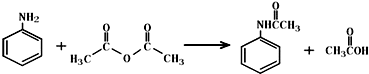 实验室制备乙酰苯胺时,可以用苯胺与乙酸酐或与冰醋酸加热来制取,苯胺