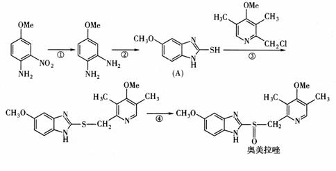 化学  试回答下列问题: (1)奥美拉唑的分子式是: .