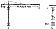 如图所示是建筑工地上常见的塔式起重机示意图.