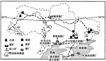 材料二 乌克兰国家分布图   左图   和尼古拉耶夫气候资料图   右图