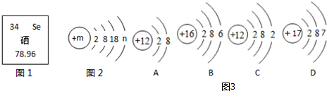 图1是元素周期表中硒元素的信息以及硒原子的结构示意图图2图3是abcd