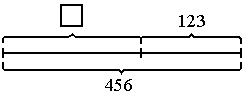 123=456 可以先畫一個線段圖