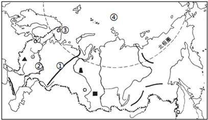 (2)俄羅斯由西向東四大工業區是什麼?