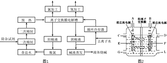 氯碱工业流程图图片