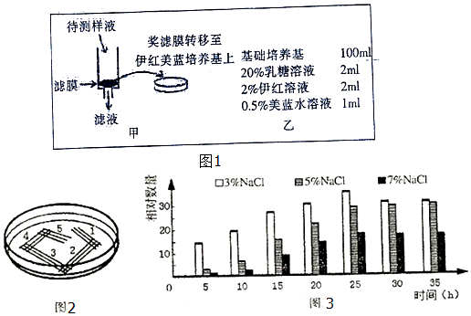 (2)若要將圖乙中大腸桿菌檢測配方: 修改後用於培養可降解高鹽度工業