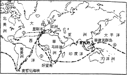 新航路的开辟地图图片