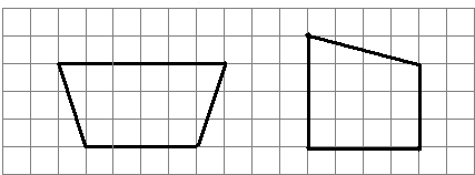 请加画一条线段使下列图形中各有1个平行四边形