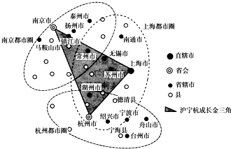 形成了以上海為中心,南京和杭州為副中心的長三角大都市圈城市體系