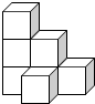 请按照从不同位置看到的形状,摆一个用7个小正方体组成的立体图形