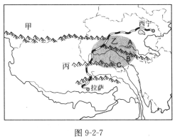 读三江源地区图,回答下列问题.