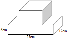 如图物体是由一个正方体和一个长方体组合而成的求这个物体的表面积和
