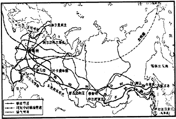 鐵路線歐洲部分密集 b. 管道運輸發達 c.