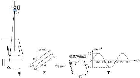 甲乙兩個學習小組分別利用單擺測量重力加速度.