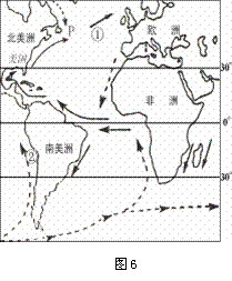 16.北半球中高緯海區洋流分佈規律的正確敘述是 圖4 a._作業幫