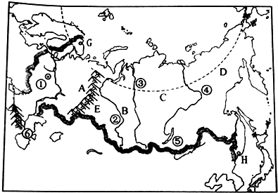 俄罗斯地形图 空白图片