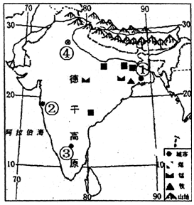 印度轮廓图地形手绘图片