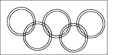 奥运5环简笔画图片