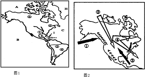 读下列美洲地图