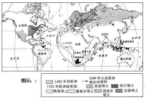 新兴西方的世界(1763年)