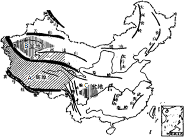 中国地形图高清版简图图片