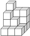 7个正方体重叠的画法图片