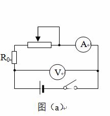 用图(a)电路图测量一节干电池的电动势,内阻,其中r0为保护电阻