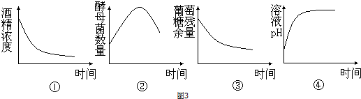 ①～⑨表示酵母细胞的有关结构(①是细胞壁如图2为简易发酵装置示意