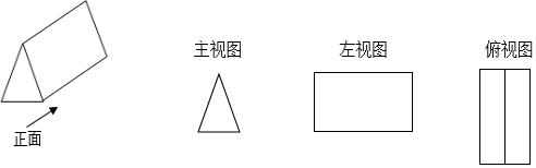 画出下列三棱柱的三视图