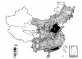 读我国干旱灾害频次分布图,回答下列问题.