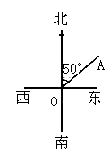 试用量角器或三角尺画出表示下列方向的射线: (1)北偏西30°; (2)南偏