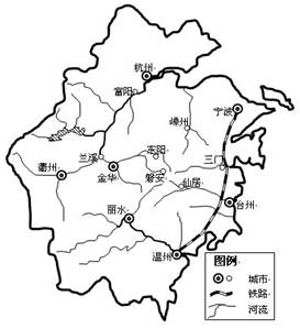 浙江水系图手绘图片