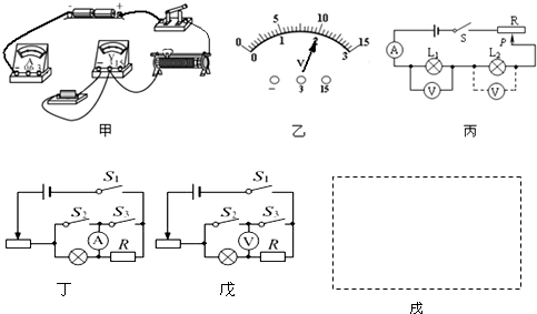 某小組同學用圖甲的電路圖探究歐姆定律,實驗中他們所用的定值電阻