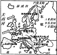 讀所示歐洲西部地形圖,以下描述正確的是( )a. 陸地輪廓完整b.