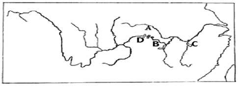 讀長江水系簡圖,完成下列問題
