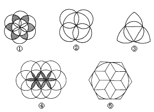 用圆规和直尺画图案图片