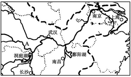 长江中下游简图图片