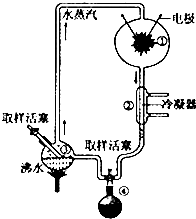 如图为美国学者米勒模拟原始地球条件和大气成分的实验装置