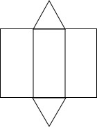 三角体的平面展开图图片